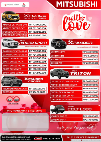 📢 Harga Pricelist Mitsubishi sleman 2025 Terbaru – Cek Penawaran Terbaik! 🚗